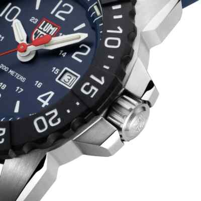 Luminox Men's Watch Navy Seal Rotating Bezel Blue Dial Rubber