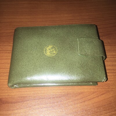 Vintage Princess Gardner 1960s Bifold Wallet Cowhide Olive