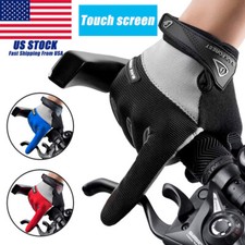 Full Finger Bicycle Cycling Gloves Touch Screen Non-Slip Breathable Mittens