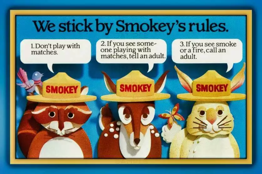 Smoke The Bear Animations