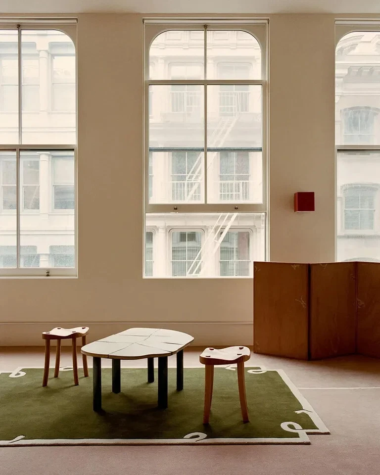 The Giancarlo Valle KN Tufted Green rug woolen Area Rug Hand tufted For Any Room - Image 4 of 4