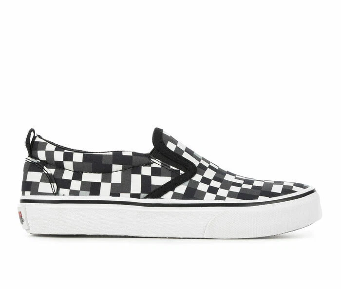 Mega checkered 2025 slip ons