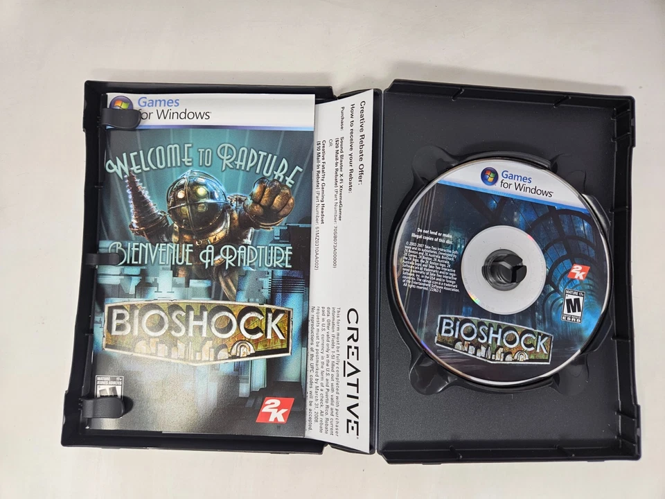 Bioshock - PC DVD-ROM 2006 w/ Slip Cover - Image 3 of 4
