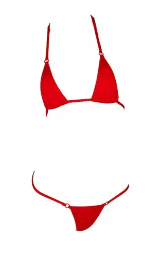 Women's Extreme Sexy Hot Silk Micro Bikinis Set, G-string Mini Thong Swimwear - Picture 8 of 35