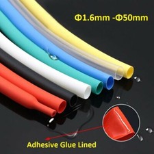 Heat Shrink 1.6mm - 50mm 3:1 Various Colours Tubing Tube Cable/Wire Sleeving