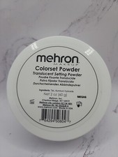 2oz Tub Colorset Powder Mehron face translucent makeup setting stage cosmetic