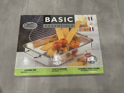 Lasagna Pan Stainless Steel From Basic essential Collection- Brand new