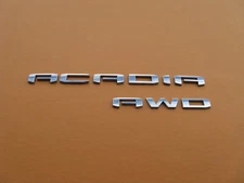 20 21 22 23 24 GMC ACADIA AWD REAR GATE EMBLEM LOGO BADGE SIGN SYMBOL USED 44648