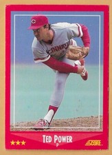 TED POWER CINCINNATI REDS #242 - SCORE NM-MT 1988