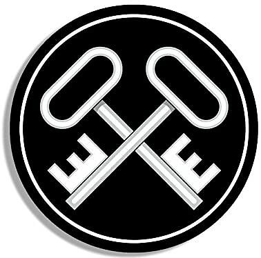 3 inch Round Navy Rating LS Logistics Specialist Sticker (Naval Keys ...