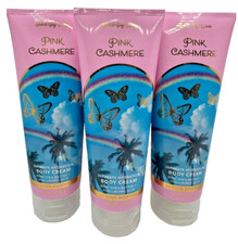 NEW Bath  Body Works Lot of 3 Pink Cashmere Hydration Body Cream Lotion 8 oz