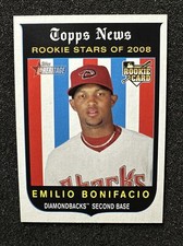 EMILIO BONIFACIO #118 2008 Topps Heritage RC Rookie Card Arizona Diamondbacks