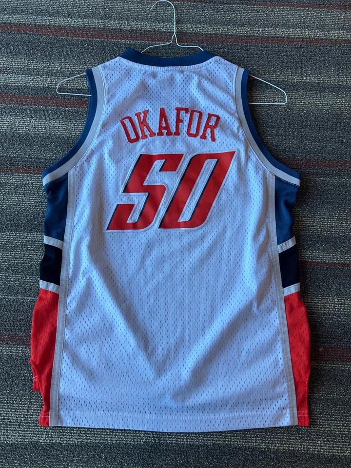 Camiseta Reebok Charlotte Bobcats Okafor #50 Blanca Juvenil Grande 14-16 Longitud +2 Foto 2 de 4