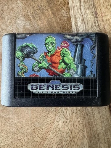 Toxic Crusaders Sega Genesis Video Game Cartridge 1992 Action Adventure