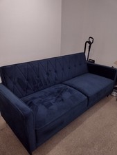 Aticus 3 Seater Velvet Sofa Bed