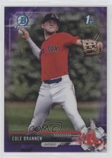 2017 Bowman Draft Chrome Purple Refractor 39/250 Cole Brannen #BDC-193 c5r