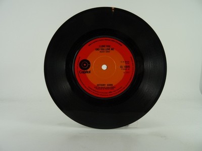 Anthony Quinn Ich liebe dich und du liebst mich (1) 2 Spur 7'' Single auch Normalpapier 