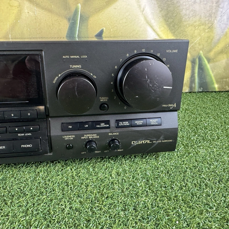 Technics SA-GX505 Stereo Control Receiver Amplifier Phono Stage EQ Display - Image 4 of 4