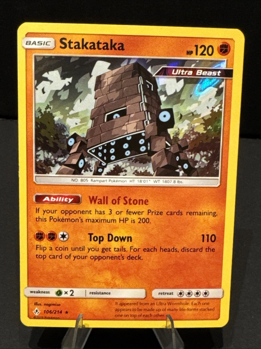 Stakataka Pokémon TCG Cards for sale | eBay