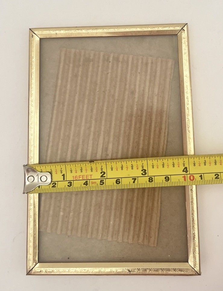Vintage Gold Tone Picture Frame for 4 x 6 Photo Tabletop SALE!