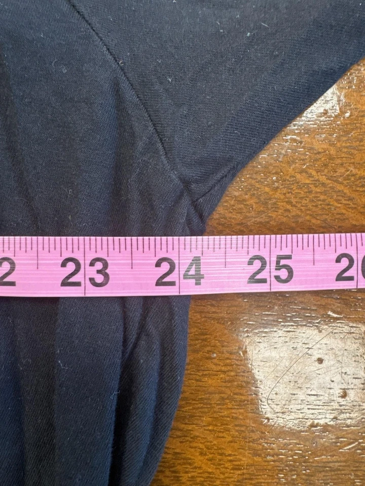 Converge Jane Doe American Apparel Sudadera con Capucha Grande Negra Cremallera Desteñida Envejecida Foto 4 de 4