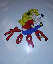 korn - 5.25x4.25 vintage die cut sticker - brand new