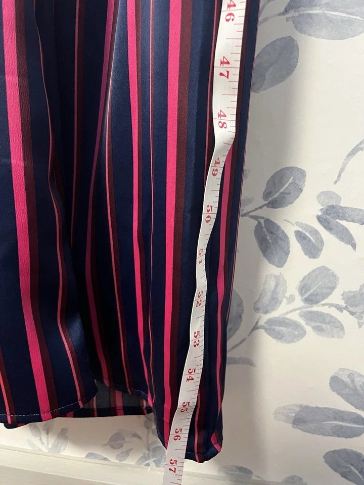 Traje de Salto Calvin Klein One Piece Talla 2 Mujer’s Azul Marino y Rosa Foto 3 de 4