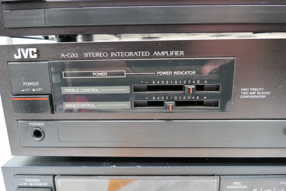 JVC T-GX2L Synthesizer A-GX1 Amplifier TD-W10 Stereo Double Cassette Deck - Bild 4 von 4