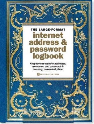 Internet Log Bk Large Celestial by Inc Peter Pauper Press (English) Hardcover Bo