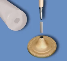 Eder Flag White Nylon Ferrule Stand Insert – Guidon Pole Sleeve Adapter