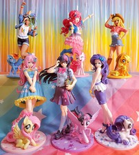 My little Pony Bishoujo Rarity Sunset Twilight Anime PVC Action Figure Toys Gift
