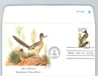 S07-2988, STATE BIRD AND FLOWER OF NEW MEXICO, ROADRUNNER & YUCCA FLOWER, FDC