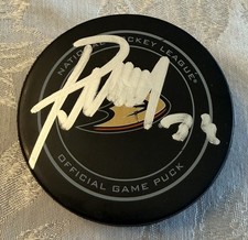 Pavel Mintyukov Autographed Signed Official NHL Game Puck Anaheim Ducks JSA COA