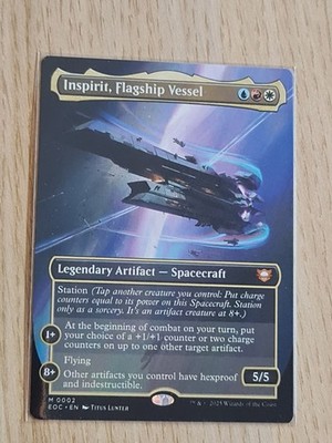 MTG Inspirit, Flagship Vessel - Extended - ENG - Mythic- NM EoE Commander!