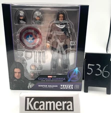 [USED] MEDICOM TOY MAFEX WINTER SOLDIER No.203 MARVEL Action FIG 2024 JAPAN #536