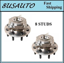 FRONT Wheel Hub Bearing Assembly Fit 2019-2024 RAM 2500 & 3500 (PAIR)