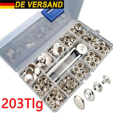 203X Druckknopf Set Edelstahl Persenning Plan...