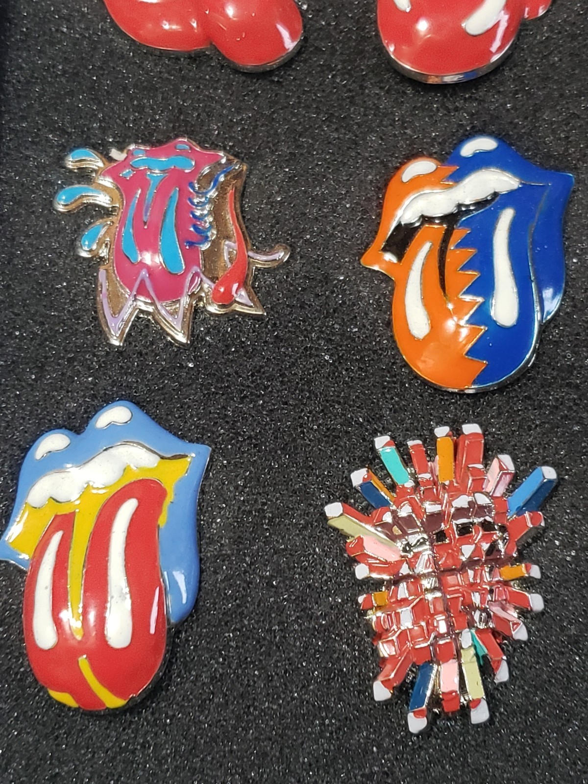 Rare Rolling Stones 50th Anniversary Tour Limited Edition Pin Set with COA