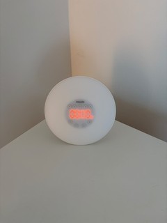 Philips Wake Up LED Radiouhr Weiß (HF3505/01)