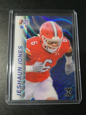 Jeshaun Jones - Leaf Pro Set Retro 2024 - Vikings - Blue Wave - RC - /6