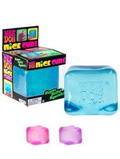 Authentic Nee Doh Nice Cube Squeeze cube Super Solid Squish Reliever Blue