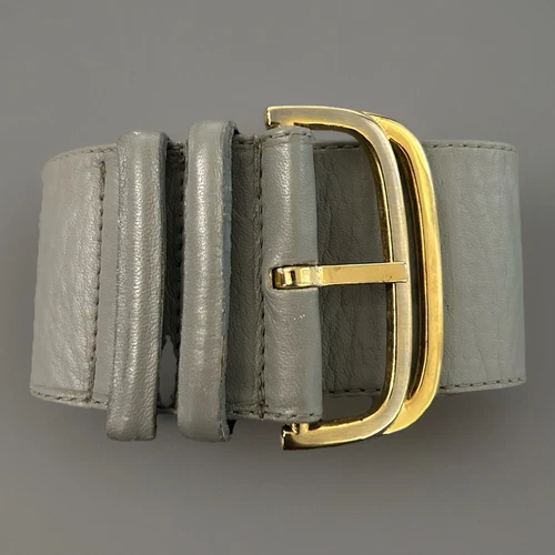 Ceinture Christian Dior vintage boucle dorée
