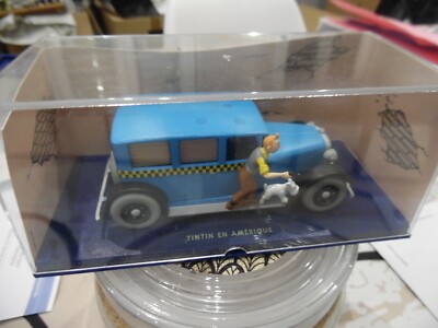 Modèle Réduit 1/43 - Tintin En Amérique - Le Taxi Checker - Occasion