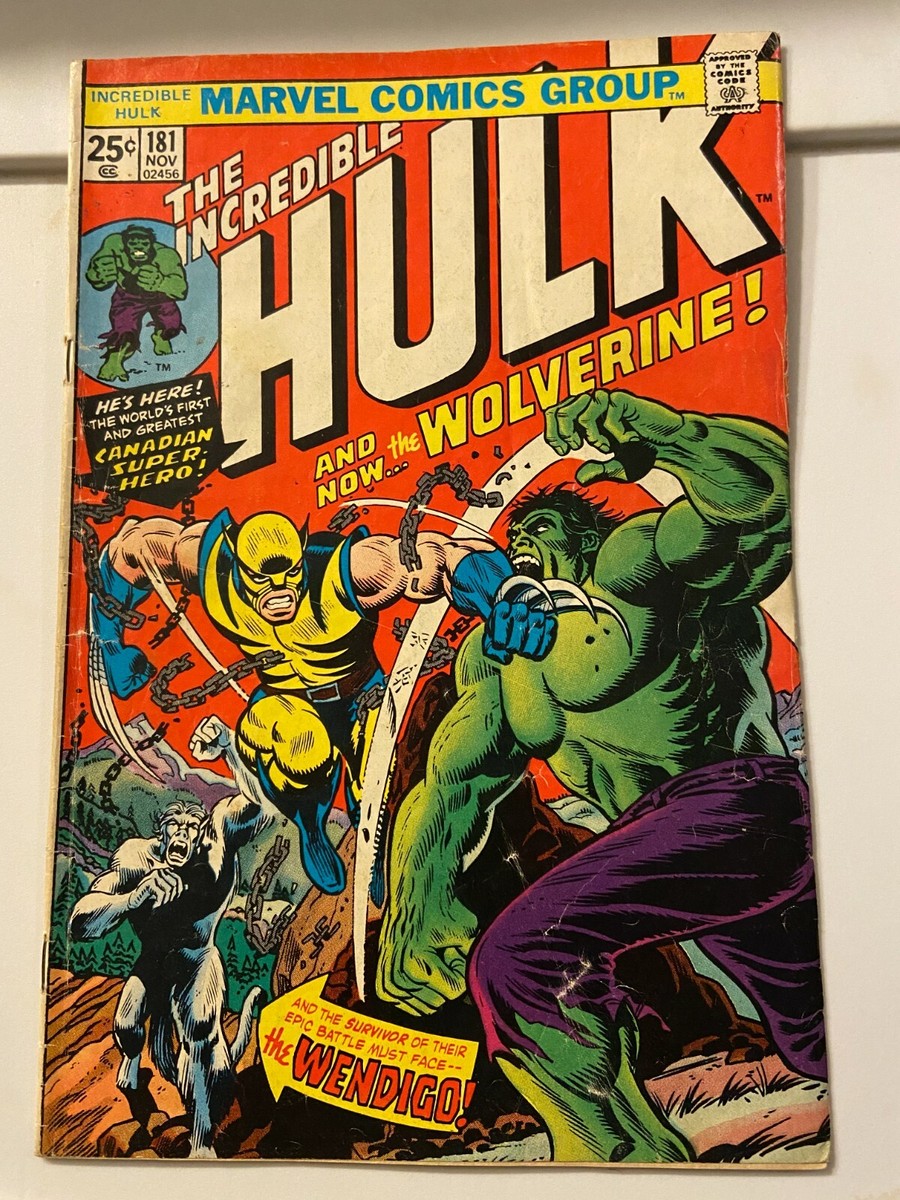 THE INCREDIBLE HULK # 181 - 1ST FULL APPEARANCE OF THE WOLVERINE