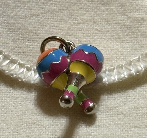 JAMES AVERY MARACAS EMAILLE CHARM 3D STERLINGSILBER NICHT MEHR PRODUZIERT NEU IM KARTON - Bild 2 von 5