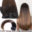 thumbnail 33 - 7pcs 15" 18" 20" 22" Clip In Remy Real 100% Human Hair Extensions Full Head N206