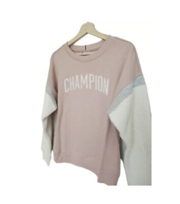 champion sherpa crew neck sweatshirt