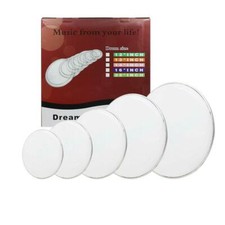 Drum Heads 22", 16", 14", 13", 12" White NEW High quality