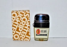 VINTAGE 1960'S SCRIPTO LIGHTER ADVERTISEMENT  '' BEAR SAFTEY SERVICE'' MIB