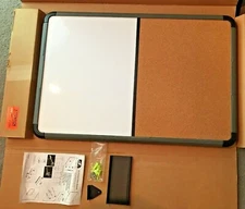 Iceberg ICE36037 Ingenuity Combo Dry Erase/Cork Bulletin Board